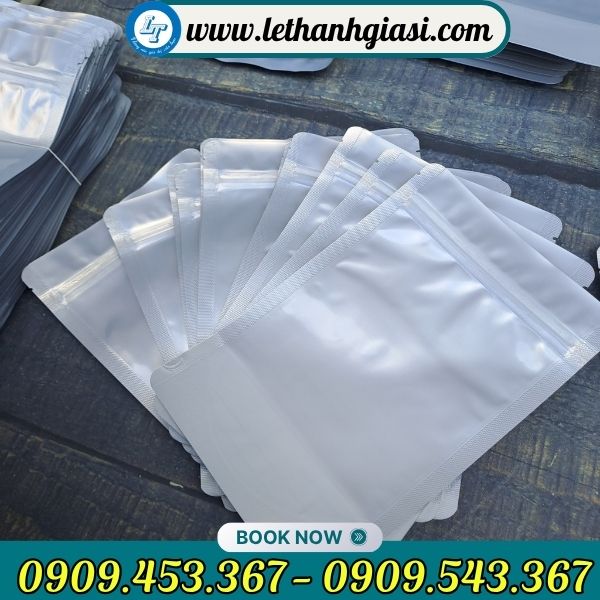 Túi zip bạc Túi zip bạc