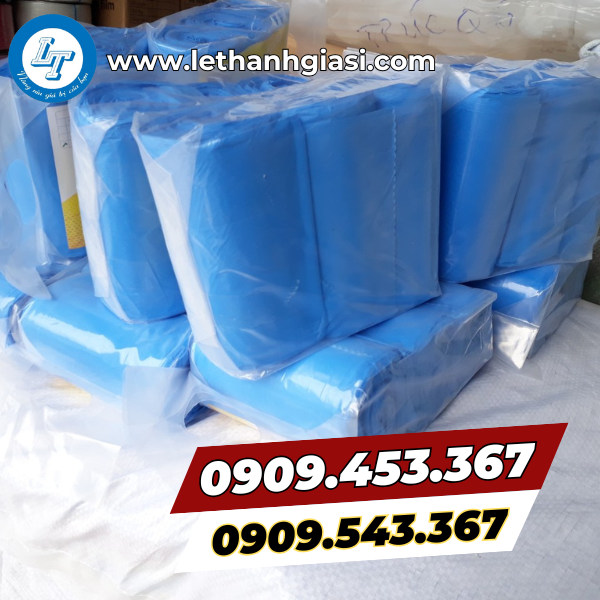 Túi rác cuộn màu xanh Túi rác cuộn màu xanh