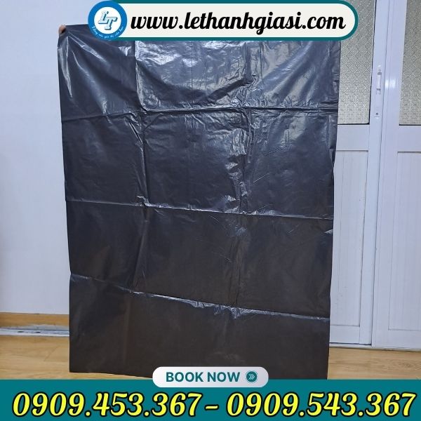 Túi rác đen công nghiệp giá sỉ nhiều kích cỡ Túi rác đen công nghiệp giá sỉ