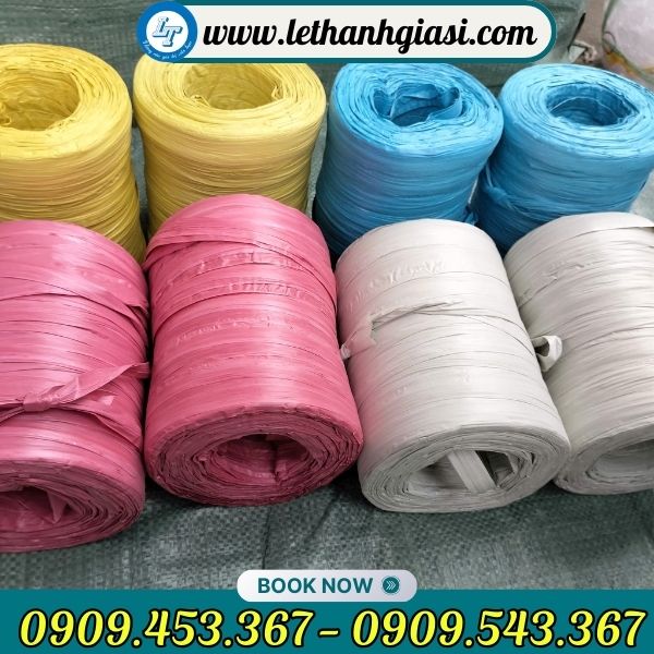 Dây nilon cuộn ống nhiều màu Dây nilon cuộn ống nhiều màu