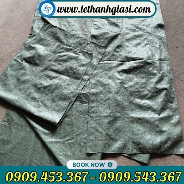 Bao tải không may đáy cắt theo yêu cầu Bao tải không may đáy