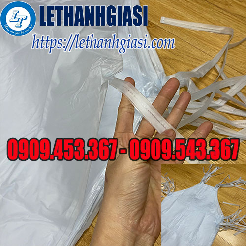 Tạp dề nhựa trắng trong Tạp dề nhựa trắng trong