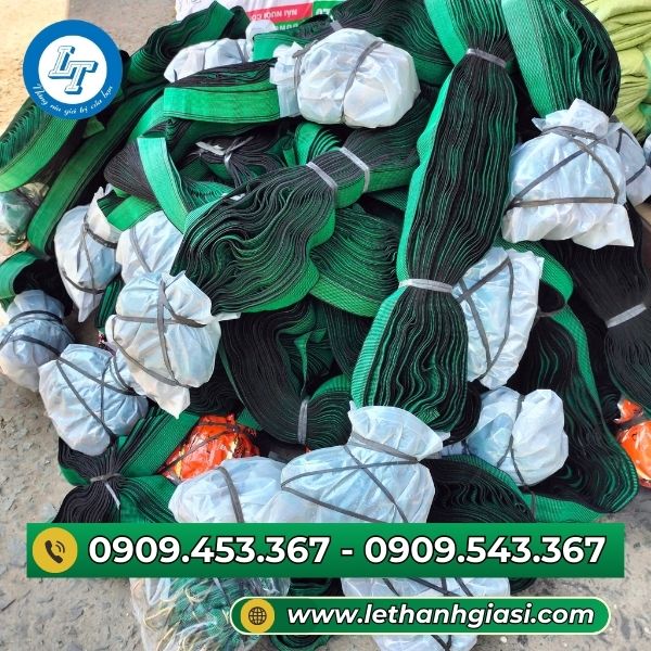 Dây ràng bố xanh bản 5cm giá sỉ Dây ràng bố xanh