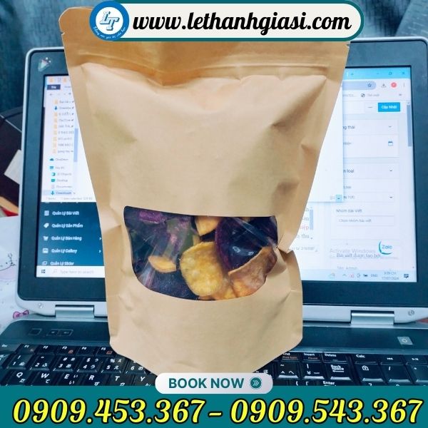 Túi zip đựng hạt, mứt tết tiện lợi Túi zip đựng hạt