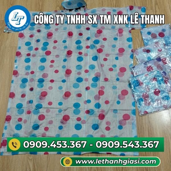Áo mưa cánh dơi châm bi Áo mưa cánh dơi