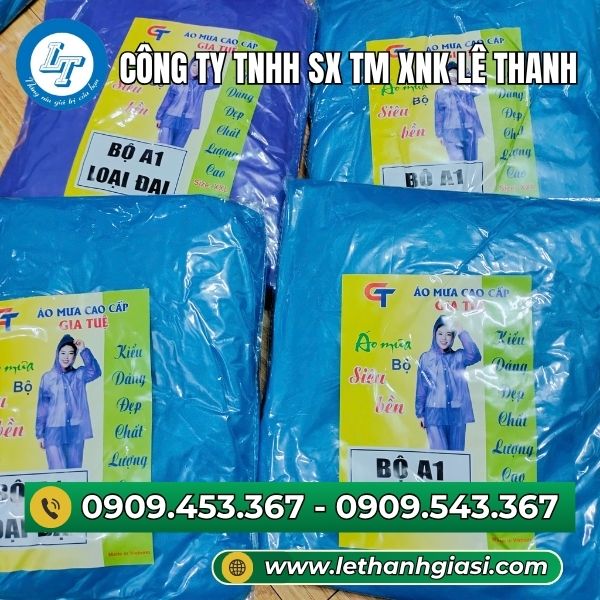 Á mưa bộ nilon giá sỉ