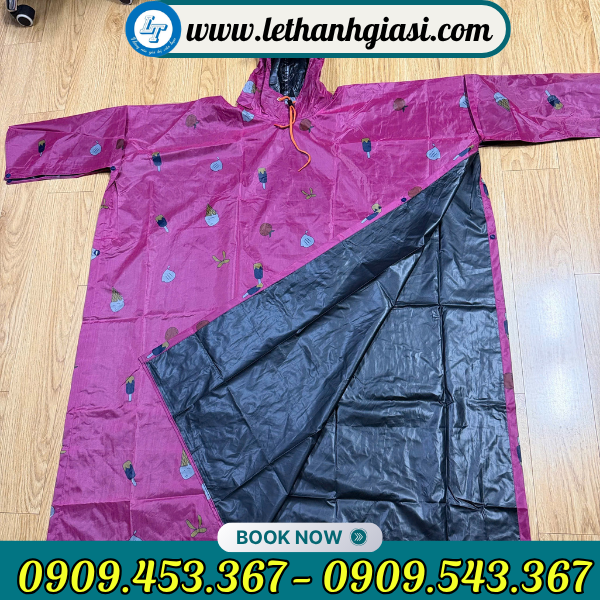 Áo mưa cánh dơi 2 lớp chống thấm Áo mưa cánh dơi giá sỉ