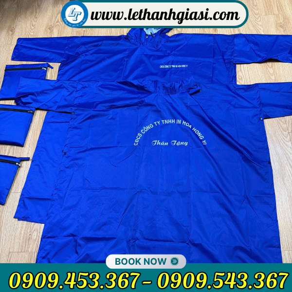 Áo mưa in theo yêu cầu Áo mưa in theo yêu cầu