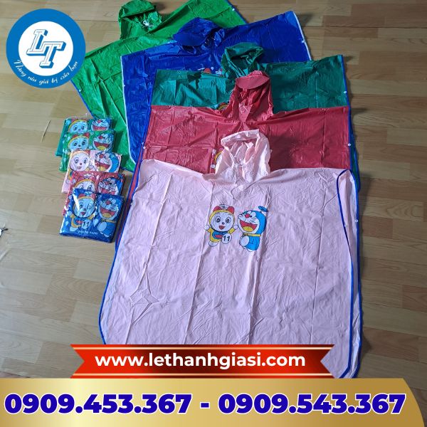 Áo mưa cánh dơi trẻ em nhiều màu Áo mưa cánh dơi trẻ em nhiều màu