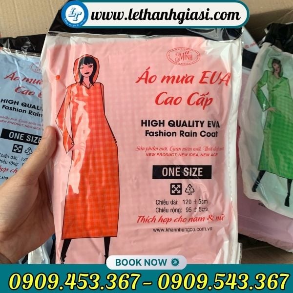 Áo mưa tiện lợi nhựa Eva cao cấp Áo mưa tiện lợi nhựa Eva cao cấp