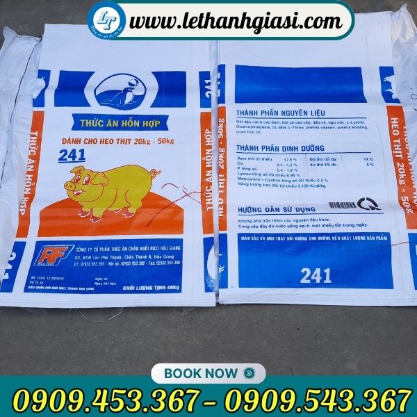 Bao tải cám cũ chất lượng sẵn kho Bao tải cám cũ chất lượng