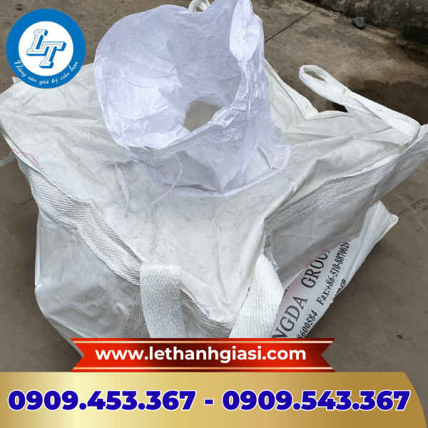 Bao jumbo ống nạp xả đáy Bao jumbo ống nạp xả đáy