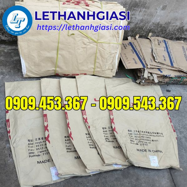 Bao tải giấy xi măng đã qua sử dụng Bao tải giấy xi măng đã qua sử dụng