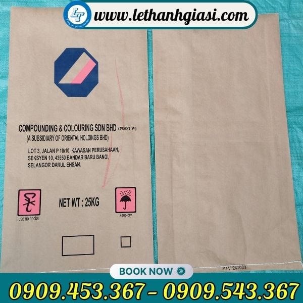 Bao tải giấy cũ giá rẻ trọng lượng 25kg Bao tải giấy cũ giá rẻ
