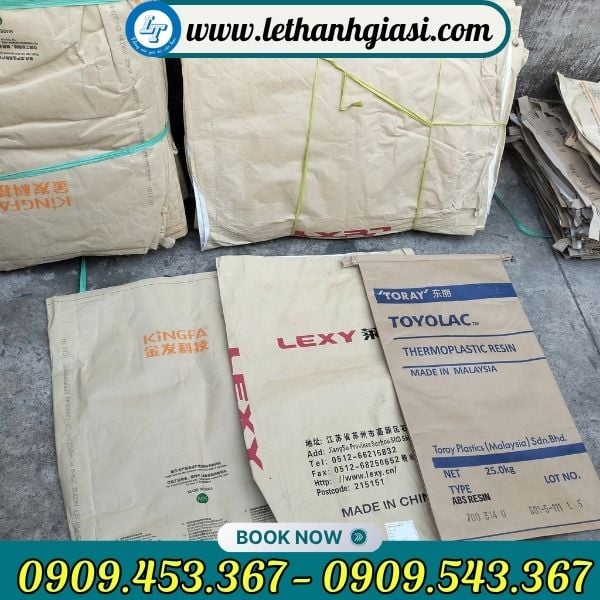 Bao tải giấy cũ giá rẻ tại kho Lê Thanh Bao tải giấy cũ giá rẻ