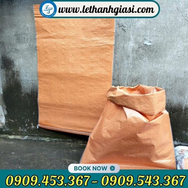 Bao tải tráng PE kt 50x80cm Bao tải tráng PE