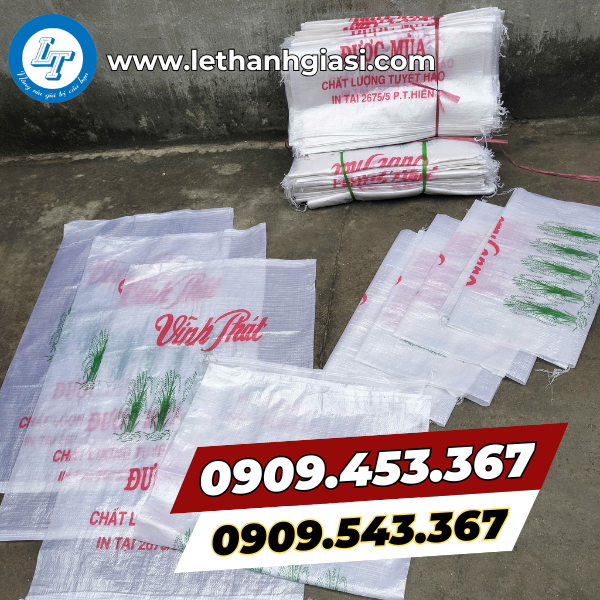 Bao tải trong suốt in logo Bao tải trong suốt in logo