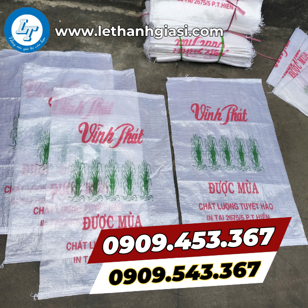 Bao tải trong suốt in logo Bao tải trong suốt in logo