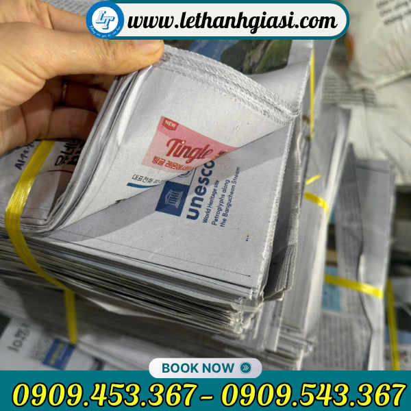 Báo cũ bọc trái cây Báo cũ bọc trái cây