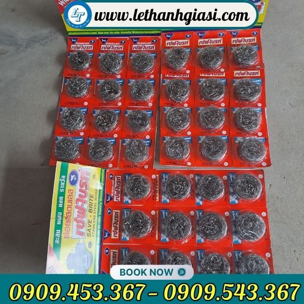 Cước sắt chà nồi sẵn kho ỉ 12 cuộn Cước sắt chà nồi sẵn kho