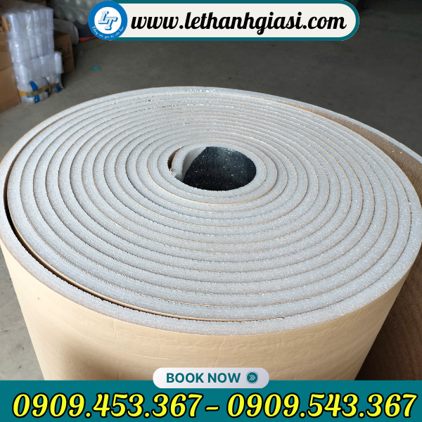 Cuộn Xốp cách nhiệt opp có keo dán giá tốt sỉ Xốp cách nhiệt opp có keo dán