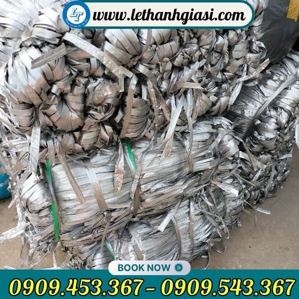 Dây bẹ nilon màu xám CỤC 25KG Dây bẹ nilon màu xám giá rẻ