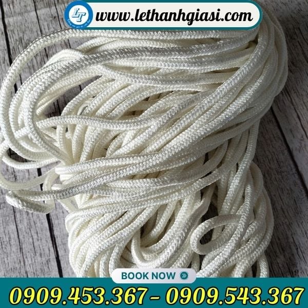 Dây dù giá sỉ màu trắng đẹp Dây dù giá sỉ