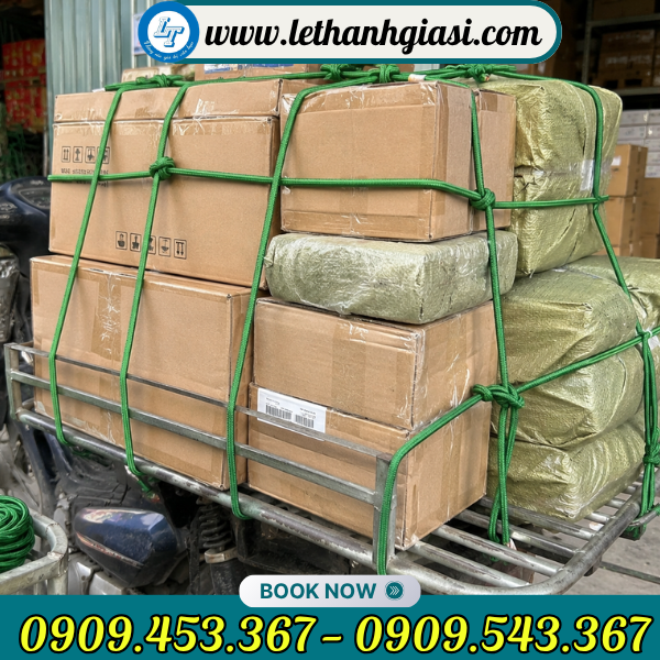 Ứng dụng cột hàng Dây dù tròn xanh giá sỉ HCM