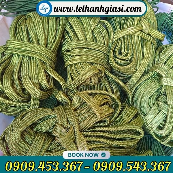 Dây dù xanh dẹt Dây dù xanh dẹt