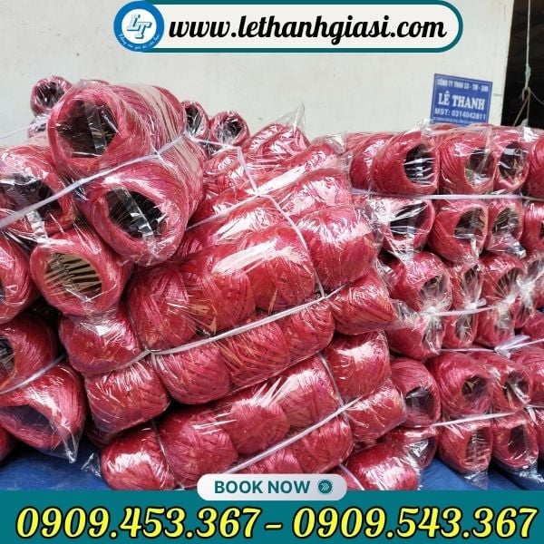 Dây nilon nem cuộn 40g Dây nilon nem cuộn nhiều màu