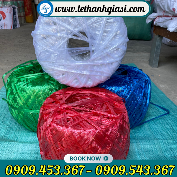 Dây nilon cuộn nem 1kg màu đẹp Dây nilon cuộn nem 1kg màu đẹp