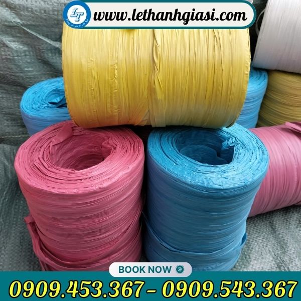 Dây nilon cuộn ống 1kg nhiều màu Dây nilon cuộn ống 1kg nhiều màu