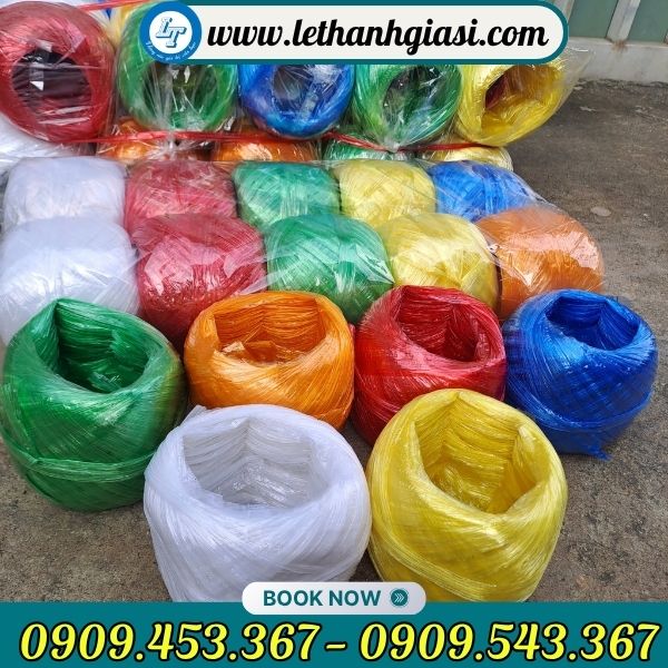 Dây nilon nem cuộn nhỏ 100g, lõi rỗng dễ cầm Tổng kho Dây nilon nem