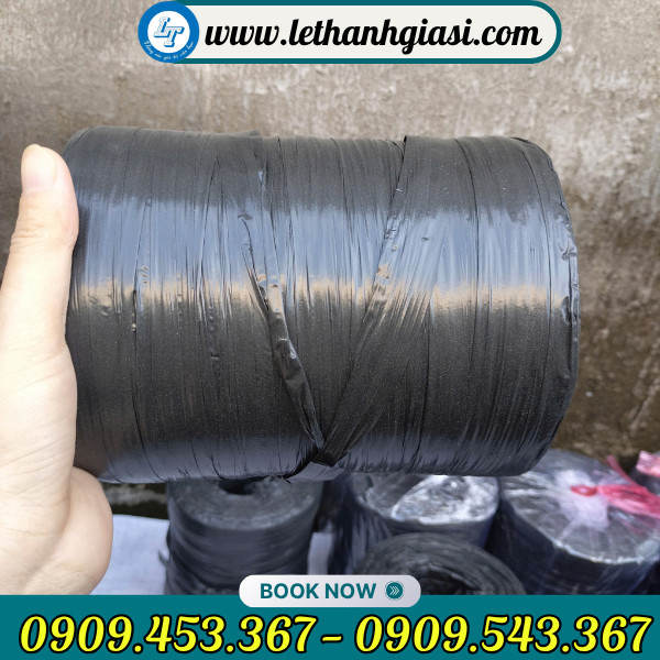 Dây nilon ống màu đen sẵn kho Dây nilon ống màu đen