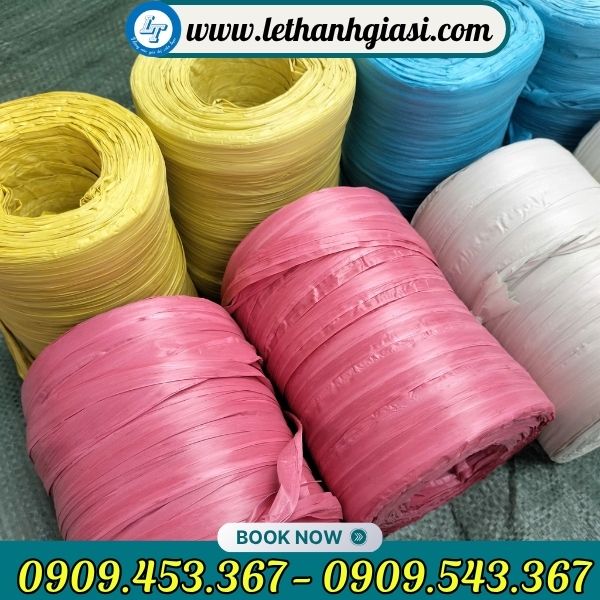 Dây nilon ống nhiều màu hàng đẹp sẵn kho Dây nilon ống nhiều màu