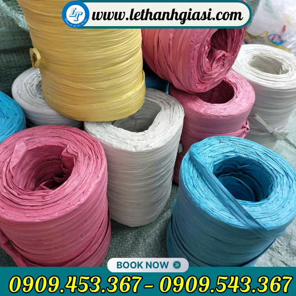 Dây nilon ống màu đẹp Dây nilon ống nhiều màu