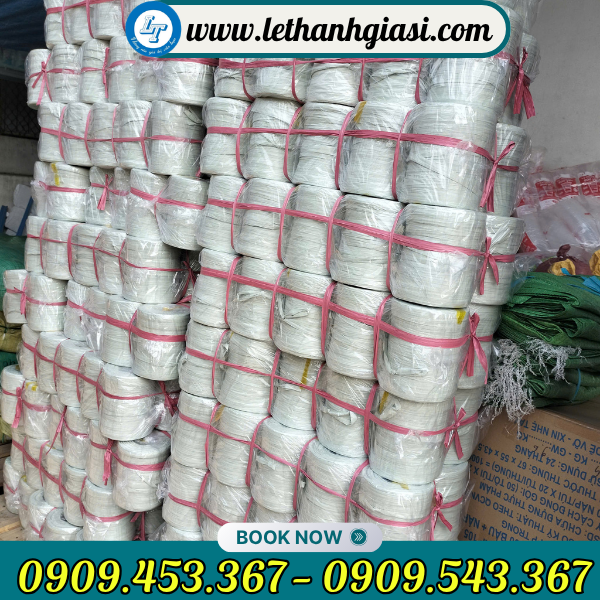 Dây nilon ống giá sỉ Dây nilon ống màu trắng