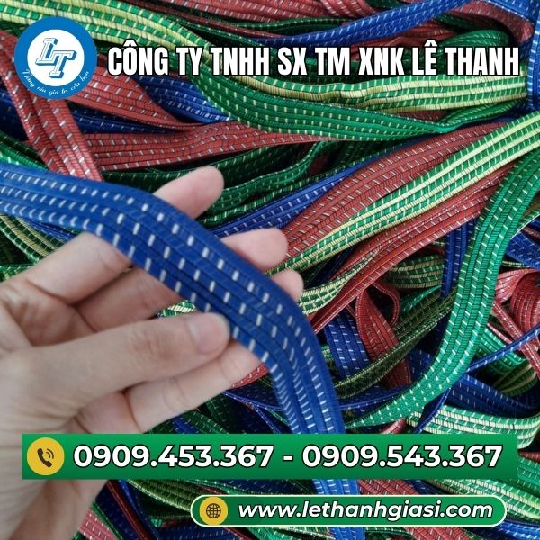 Dây ràng thun dẹt 2.5cm Dây ràng thun dẹt 2.5cm