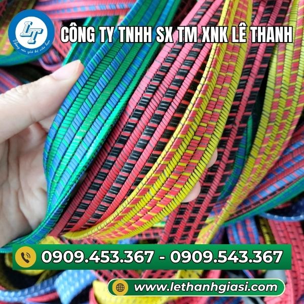 Dây ràng thun dẹt 2.5cm Dây ràng thun dẹt 2.5cm