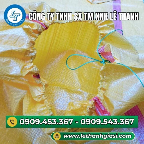 Bao tải dứa có dây rút tiện lợi Bao tải dứa có dây rút