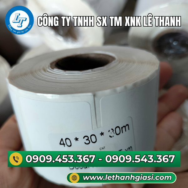 Giấy in mã vạch 1 tem Giấy in mã vạch 1 tem