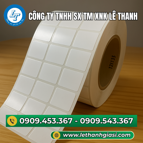 Giấy in mã vạch 3 tem Giấy in mã vạch 3 tem