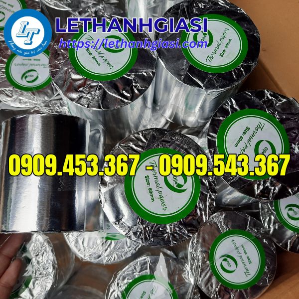 Giấy in hoá đơn nhiệt K80 giá rẻ cạnh tranh Giấy in hoá đơn nhiệt K80