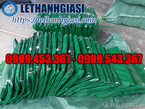 Aó mưa cánh dơi vải dù giá rẻ , gia hàng toàn quốc