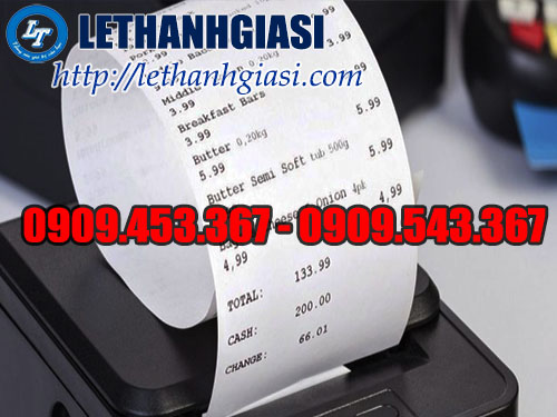 Dây nilon in hóa đơn nhiệt Giấy in hóa đơn nhiệt