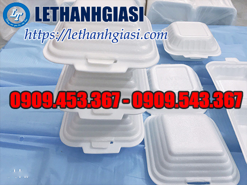 Hộp xốp đựng xôi bé, cài nắp chắc chắn Hộp xốp đựng xôi bé, cài nắp chắc chắn