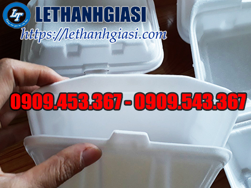 Hộp xốp đựng cơm được thiết kế nắp cài thông minh Hộp xốp đựng cơm được thiết kế nắp cài thông minh