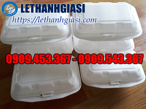Hộp xốp đựng cơm giá sỉ Hộp xốp đựng cơm giá sỉ