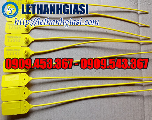 Seal nhựa niêm phong màu vàng Seal nhựa niêm phong màu vàng