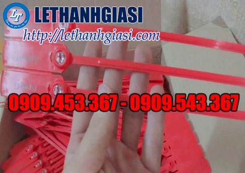 Seal nhựa niêm phong màu đỏ Seal nhựa niêm phong màu đỏ